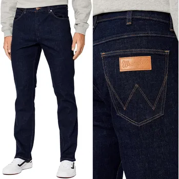 Pánské džíny Wrangler Greensboro pánské džíny rovného střihu velikost 33/36