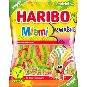 Bonbon Haribo Miami Sauer Želé Bonbony Želé Bonbony g Haribo 160 g