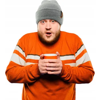 Čepice Challenge Zimní čepice beanie šedá, univerzální velikost