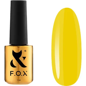 Lak na nehty F.O.X Akrylożel na Nehty Barevný Žlutý Acryl Gel v Lahvičce 14ml 014