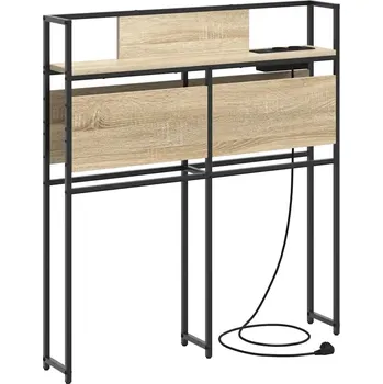 Úložné čelo postele s policí dub sonoma 80 cm Kompozitní dřevo