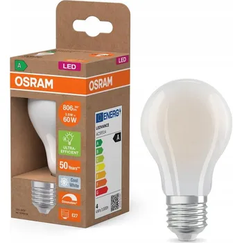 Žárovka LED žárovka A60 E27 3,8W (ekvivalent 60W) 806lm 4000K 320° Stmívatelná CLASSIC