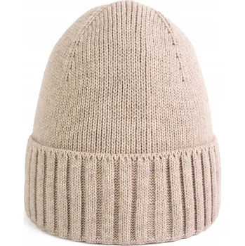 Čepice Szaleo zimní čepice beanie béžová, univerzální velikost