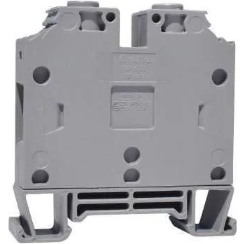 svorka ONKA 35mm2 Šroubová kolejnicová spojka svorkovnice Terminál na DIN lištu 2-vodičová šedá, 1010082