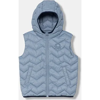 Chlapecká vesta Dětská vesta United Colors of Benetton 2TWDGJ00G.P.Season.9BYA modrá 55X, vel. 98