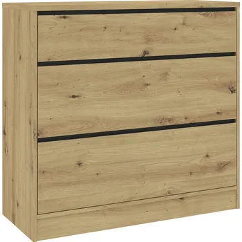 Nábytek CASARREDO MOSTA široká komoda 3S, dub Artisan / antracit