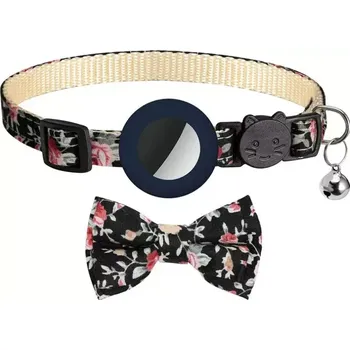 Obojek pro psa TopTechnology Anti-Lost Tištěný Obojek pro Zvířata s Bell pro AirTag (Tmavě Modrý)