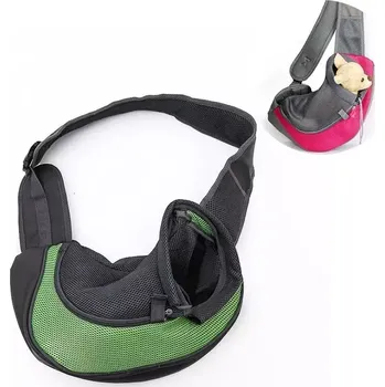 Taška pro psa a kočku TopTechnology Taška pro psy a kočky Dog and Cat Sling Carrier, velikost L (zelená)