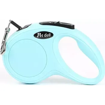 Vodítko pro psa TopTechnology Automatické skládací vodítko pro psy 5m (Světle modré)