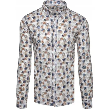 Pánská košile PÁNSKÁ KOŠILE SLIM FIT S DLOUHÝM RUKÁVEM dx2645 - M