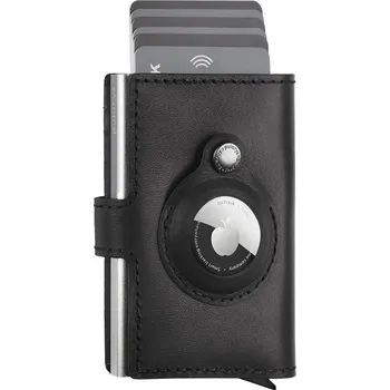 Peněženka Peněženka EASY WALLET pro AirTag z černé kůže Nomad