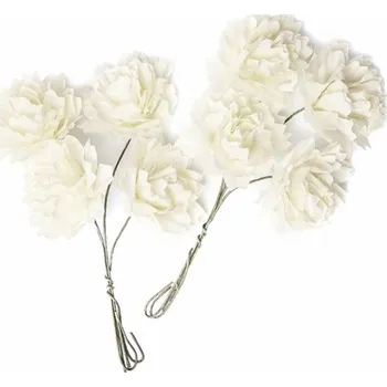 Výtvarná sada 3D papírové pastelové květiny / 8 dílná sada