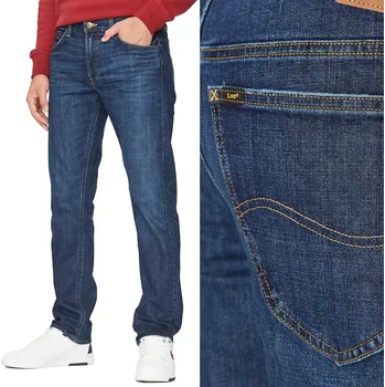 Pánské džíny Lee Daren Zip Fly pánské džíny rovného střihu velikost 31/34