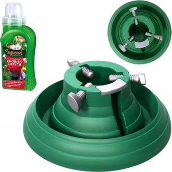 Stojánek na vánoční stromek Stojan na vánoční stromek Kulatý velký, pro stromky do 2,5 m, s výživou pro řezané stromky