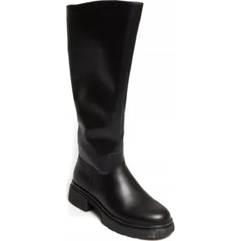 Dámské kozačky BIG STAR Dámské kozačky z přírodní kůže černé SS274618 906 37