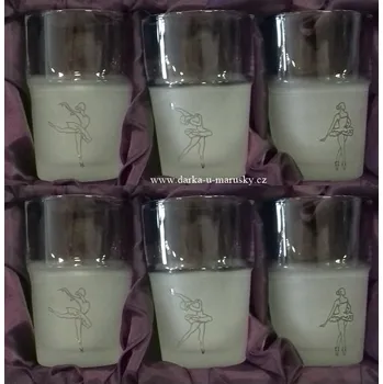 Souprava šperků Pískovaná souprava Rosa - Baletky