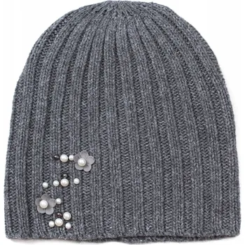 Čepice Szaleo zimní čepice beanie šedá, univerzální velikost