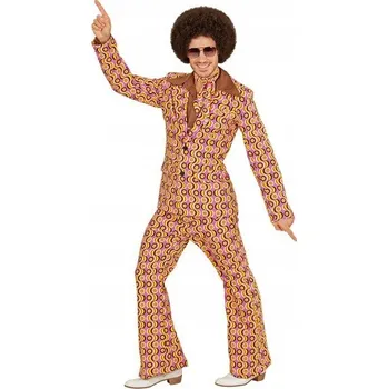 Karnevalový kostým KOSTÝM DISCO OBLEK 70. LÉTA BAREVNÝ l