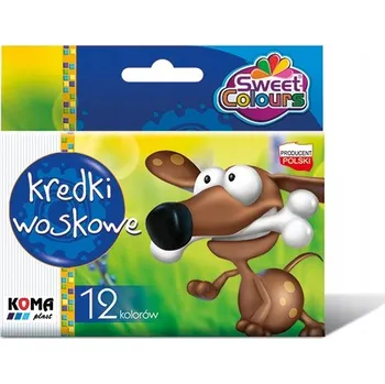 Pastelka Voskové Pastelky Koma-Plast, sada pastelek ks