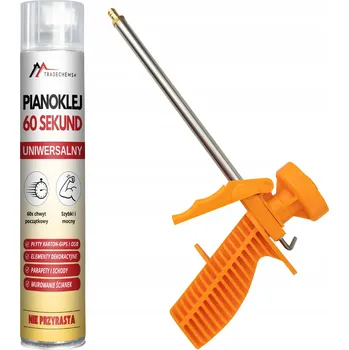 Průmyslové lepidlo Pianoklej 60 sekund – Rychlé a silné lepidlo v pěně + pistole na pěnu