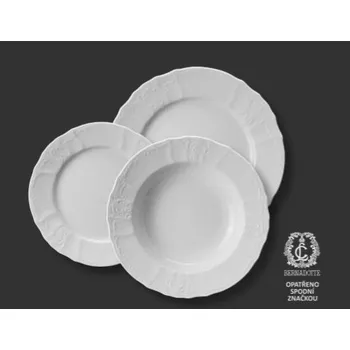 Sada nádobí Talířová 18-ti dílná souprava v bílé barvě
