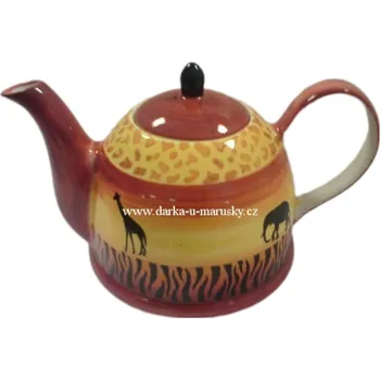 Konvice na čaj Konvice - Afrika (hnědá)