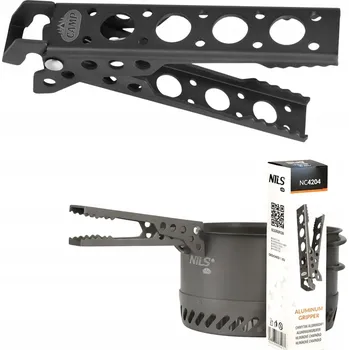 Hrnec Hliníkový úchyt / rukojeť na hrnec – turistický, kempingový, pro přežití NILS