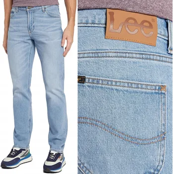 Pánské džíny Lee West pánské džíny volného střihu velikost 32/30