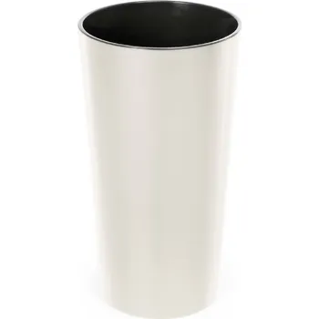 Květináč Plast Květináč béžový Lamela 36 cm x 19 x 36,4 cm