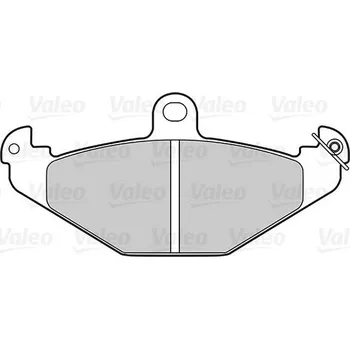 Brzdová destička Sada brzdových destiček, kotoučová brzda VALEO 301007
