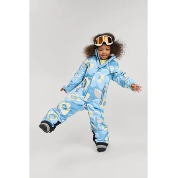 dívčí zimní kombinéza Dětská lyžařská kombinéza Reima Reach modrá barva, 5100067C.G 5100067C.G.9BYA 50X, vel. 158