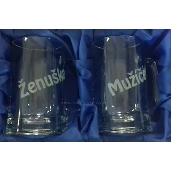 Svatební dekorace Svatební korbely - ŽENUŠKA a MUŽÍČEK