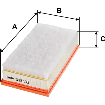 Vzduchový filtr Vzduchový filtr VALEO 585100