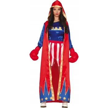 Karnevalový kostým Kostým pro dospělé Žena Boxerka plášť L