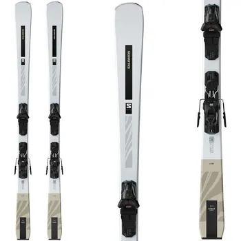 Sjezdové lyžování Dámské sjezdové lyže Salomon E S/MAX N°4 + M10 GW L80 Wh Velikost: 146