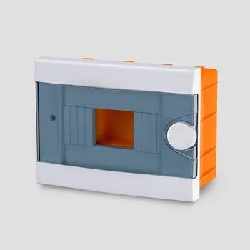 Rozvaděč ARS Modulární rozváděč 2-6 MOD (2-6 pojistek), rozvodná skříň pod omítku plastová, průhledná dvířka IP40, 341213