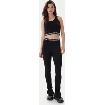 Dámské oblečení Karl Lagerfeld Jeans Top B1W17048 Černá Slim Fit XS