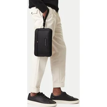 Kosmetický kufr Kosmetický kufřík Tommy Hilfiger Th Central Pouch AM0AM13953 Černá OS