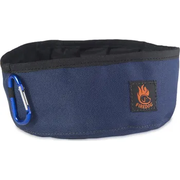 Miska pro psa Firedog Click & Go cestovní miska 1,0 L tmavomodrá