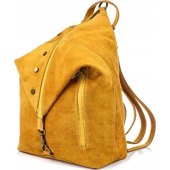 Městský batoh Sportovní batoh Vera Pelle žlutý