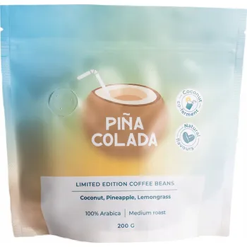 Káva Káva zrnková Arabica Przyjaciele Kawy Pina Colada 200 g