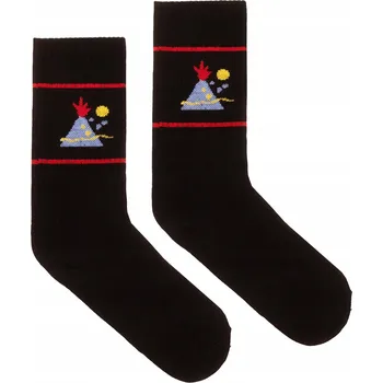 Pánské ponožky KABAK Sportovní Ponožky BO černé Vulkán 36-41 černá velikost 36-40