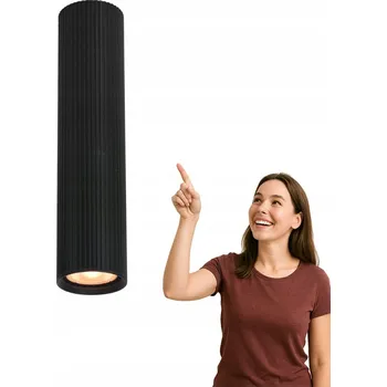 Stropní přisazené svítidlo Italux 10 W patice GU10, černé