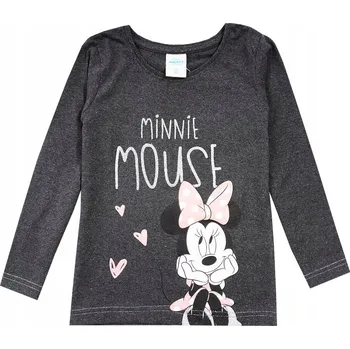 EplusM dětské tričko s dlouhým rukávem bavlna šedé, velikost 128