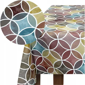 ubrus Voskované plátno na stůl ubrus 140x260 cm odolné proti skvrnám dekorativní GOSIA