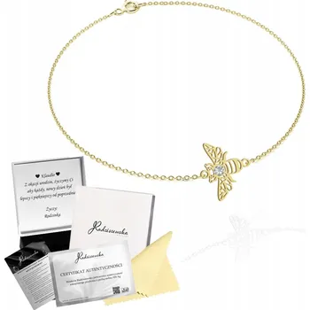 Náramek Pozlacený Náramek Včela s Věnováním