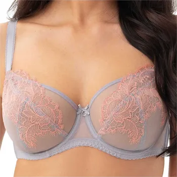 Dámské spodní prádlo Gorsenia podprsenka nevyztužená šedá velikost 90F