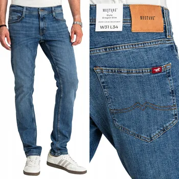 Pánské džíny MUSTANG Oregon Slim Fit Pánské džíny střihu Slim Fit, zúžené, W36 L32