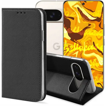 Pouzdro na mobilní telefon Flipové pouzdro Hello Case pro Google Pixel 9 Pro, černé