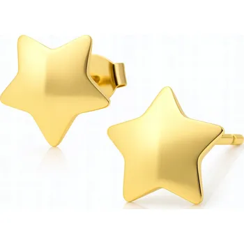 Náušnice Zlaté Náušnice 585 Hvězdičky Zlato 585 Puzety Svaté Přijímání Křest